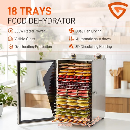 Trays food dehydrator - 18,