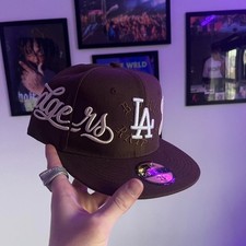New Era Born x Raised Brown Cursive LA 59Fifty