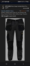 x2 Dewalt Work Trousers Slim Fit pro stretch 