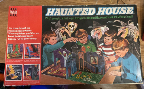 Haunted house board game - haunted,