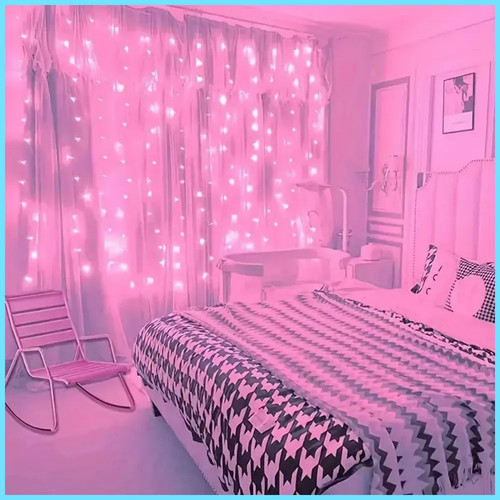 Usb curtain string lights - curtain,