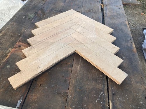 Reclaimed beech parquet - beech,
