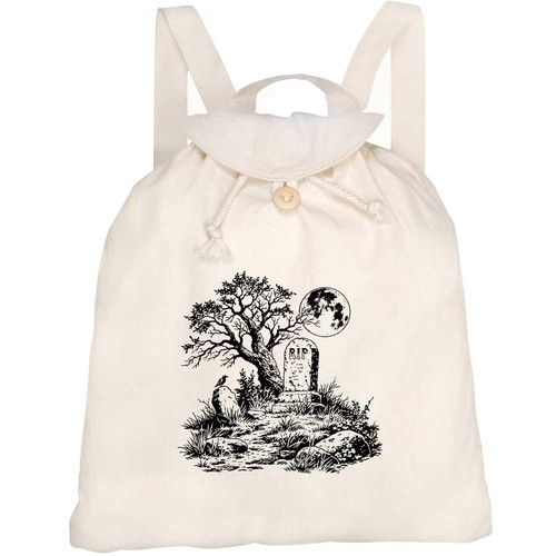 Gothic graveyard canvas - 'gothic, graveyard'