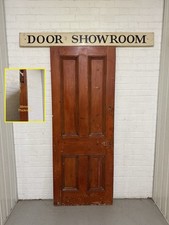 Reclaimed Vintage Old Victorian Pine Internal 4 panel Door 1960 x 705 Or 700mm