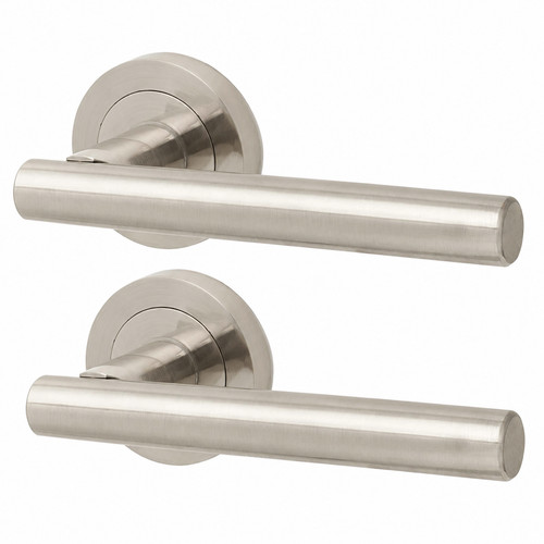 Satin nickel internal door - nickel,