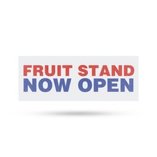 Fruit Stand Now Open Vinyl