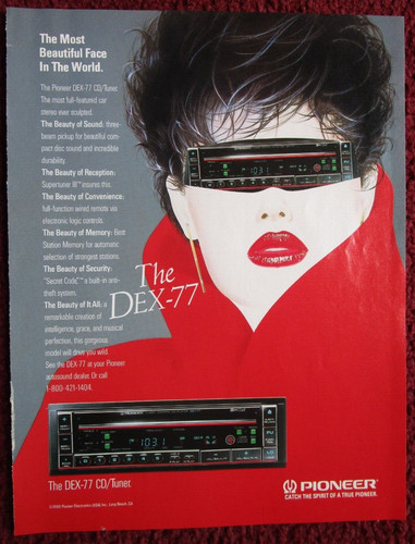 1986 pioneer dex - 1986, cd/tuner