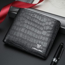 Mens Leather Wallet Black