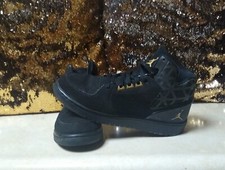 NIKE AIR JORDAN 1 FLIGHT 3  SHOES SIZE 6Y BASKETBALL BLACK.