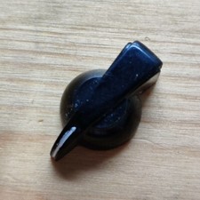 New NOS Black Chicken Head Amp Guitar Volume Tone 6.5mm Solid Shaft Grub Screw