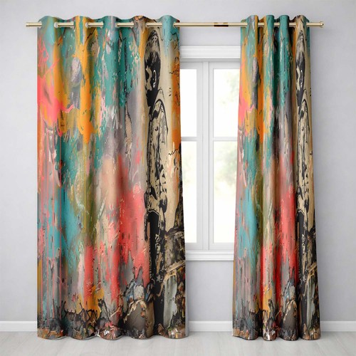 Blackout eyelet curtains - eyelet,