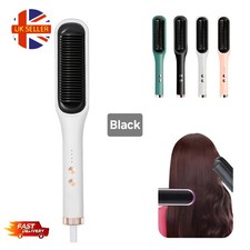 2in1 Hair Straighteners Ceramic Straightener Curler Salon Hair Styler Brush Comb