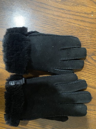 Ugg black real fur lined - fur,