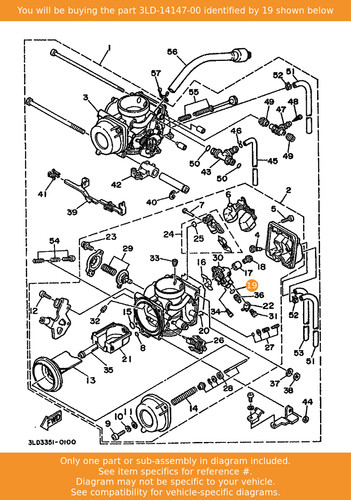 Yamaha ring 3ld - yamaha, o-ring,