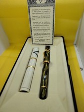 Visconti - Ragti̇me Green Cased Glass Nib Fountain Pen, Original Box. Superb
