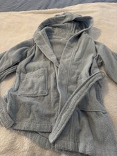 White Company Light Blue Dressing Gown Robe 2-3 Years