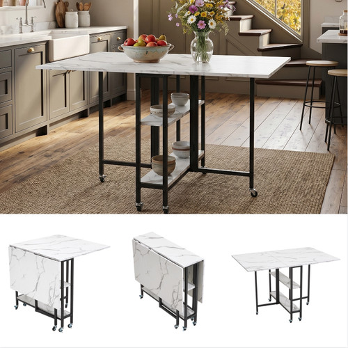 Drop leaf folding dining - dining, table