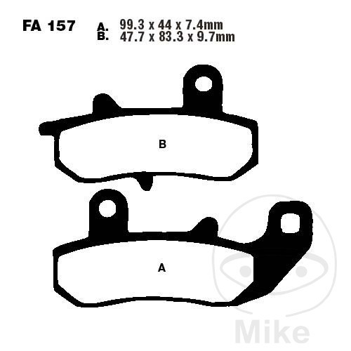 44748 standard brake pads - brake,