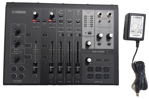 Yamaha ag08 live - live, streaming