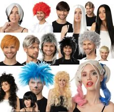 Fancy Dress Wigs Photo Prop Halloween Long Curly Wig Mens Short Wig Mens LOT