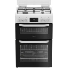 Hotpoint htg6gdcw gas cooker - htg6gdcw,