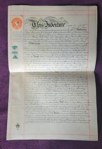 1894 vellum indenture rev - 1894, j