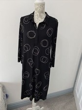 POMODORO Black Dress Abstract