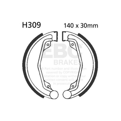 Ebc brake shoe - brake, set