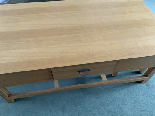 Coffee table genuine oak - genuine,