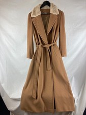 Cashmere and Wool Full length Tie Waist Coat by Jacques Vert - size 10 (h25)