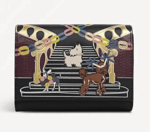 Radley black leather flap - leather,