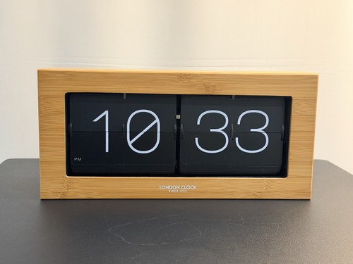 London clock bamboo flip - clock,