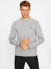 Jumper Mens BOSS Grey Round
