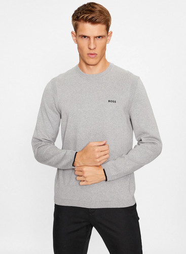 Jumper mens boss grey - boss, round