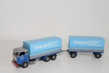 B19 1:50 TEKNO VOLVO F88 F89 TRUCK WITH TRAILER TITANEX BV DREBERGEN NM V. RARE