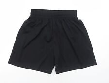 Prostar Boys Black Polyester Blend Sweat Shorts Size 10-11 Years Reg