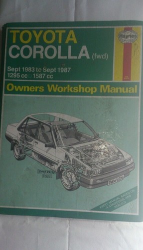 Haynes manual toyota - manual, corolla