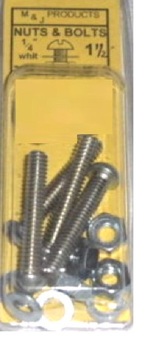 Whit nuts bolts - 1, 1/2"