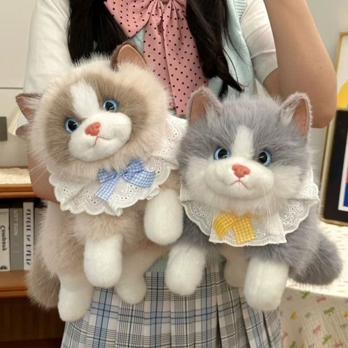 Soft simulation cat plush - soft,