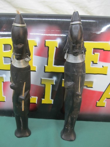 Pair hagenauer wood figures - wood,