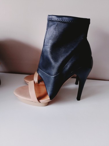 Allsaints black nude leather - allsaints,