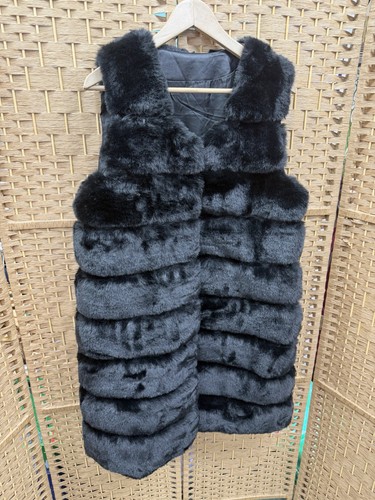 Sweet faux fur black - sweet, long