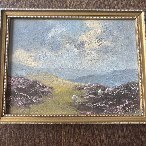 Original oil painting - board, by