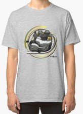 AJS M30 600cc vintage urban classic Motorcycle Engine TShirt INISHED productions