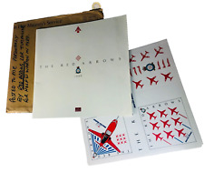 Brochure Red Arrows & Stickers 1989 Posted Personally Aircraft Plane Vintage ra