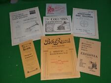 1898-1978 PHONOGRAPHS &