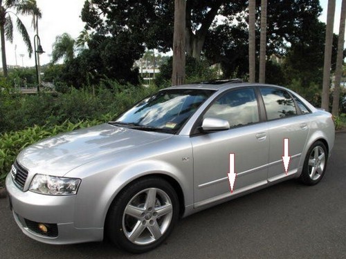 Audi look side blades - a4, s4