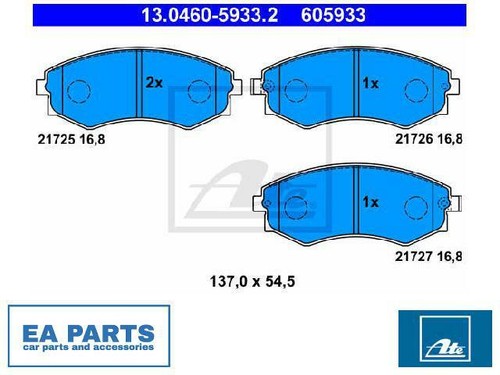 Brake pad set disc - pad,