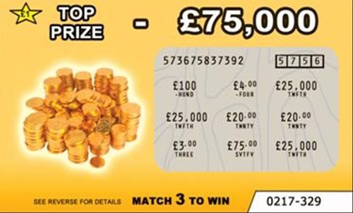 Fake joke lottery - joke, scratch