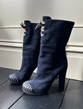 Authentic Fendi Boots, Blue